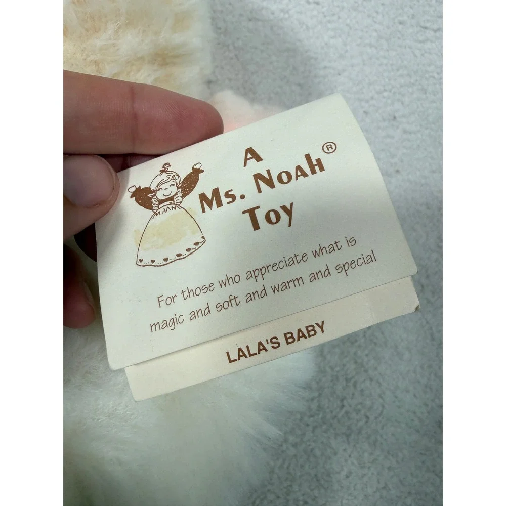 Ms Noah Plush Baby Doll Vintage Handcraft Lala's Baby Bunny Suit